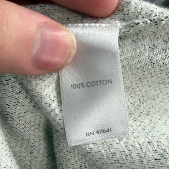 Pure J Jill Gray Cotton Mock Split Neck Pockets Retro Career dress medium MP - Picture 13 of 13